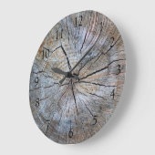 Rustikaler Baum-Ringelbaum, beängstigend Große Wanduhr (Winkel)