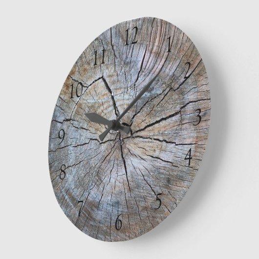 Rustikaler Baum-Ringelbaum, beängstigend Große Wanduhr (Winkel)