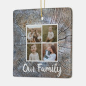 Rustikaler Baum-Ringelbaum, beängstigend Keramikornament (Links)