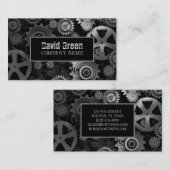 Rustikaler Baumechanismus Visitenkarte (Vorne/Hinten)