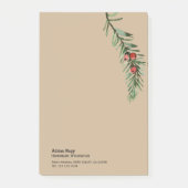 Rustikaler Baumzweig Post-it Klebezettel (Vorderseite)