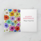 Rustikaler Bege Personalisiert 30. Geburtstag Karte (Innenseite)