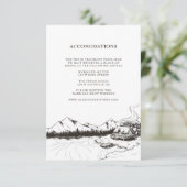 Rustikaler Begleitkarte (Stehend Vorderseite)