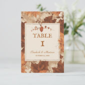 Rustikaler Beige-Brauner Ahorn Verlasst Herbst (Stehend Vorderseite)