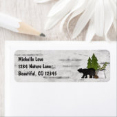 Rustikaler Berglandbär auf der Geburtsadresse (Insitu)