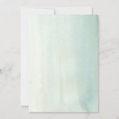 Rustikaler Bergwald Evergreen Tree Wedding Einladung (Rückseite)