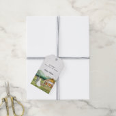 Rustikaler Bergwald | Hochzeit Danke Geschenkanhänger (Mit Garn)