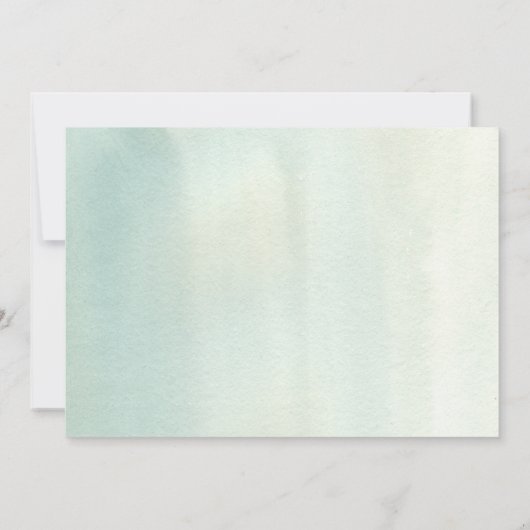 Rustikaler Bergwald Save the Date Foto Einladung (Rückseite)