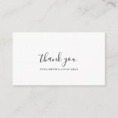 Rustikaler Bergwald Wasserfarbe Dankeskarte Begleitkarte (Vorderseite)