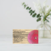 Rustikaler Beruf mit Sägeholz Visitenkarte (Stehend Vorderseite)