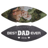 Rustikaler bester Vater je benutzerdefiniertes Fot Football (Paneele)