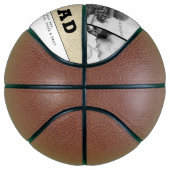 Rustikaler bester Vater je Vatertag 3 Foto Basketball (Rechts)