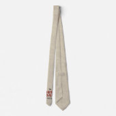 Rustikaler bester Vater je Vatertag Krawatte (Rückseite)