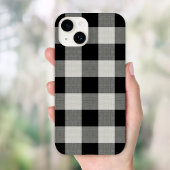 Rustikaler Black Buffalo Karo iPhone Hülle