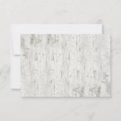 Rustikaler Blattkranz Save The Date (Rückseite)