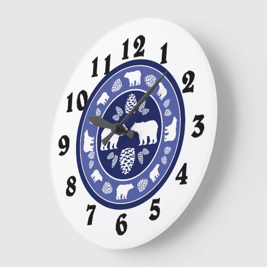 Rustikaler Blaubärenpinecon rund um die Uhr (Winkel)