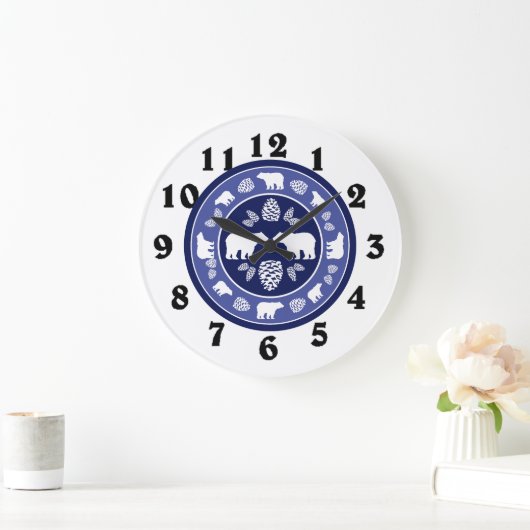 Rustikaler Blaubärenpinecon rund um die Uhr (Zuhause)