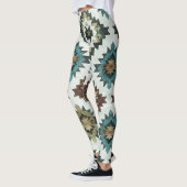 Rustikaler blauer Western Leggings (Links)