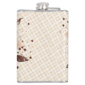 Rustikaler Blossom Bird Nook Flachmann (Rückseite)