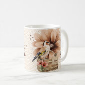 Rustikaler Blossom Bird Nook Kaffeetasse (VorderseiteRechts)