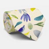 Rustikaler Blumengarten Botanischer Garten Krawatte (Gerollt)