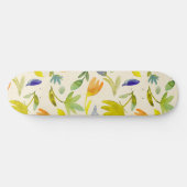 Rustikaler Blumengarten Botanischer Garten Skateboard (Horizontal)