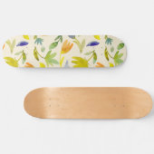 Rustikaler Blumengarten Botanischer Garten Skateboard (Horizontal)