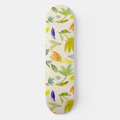 Rustikaler Blumengarten Botanischer Garten Skateboard (Vorderseite)