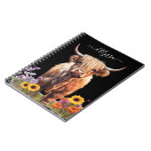 Rustikaler Blumengarten Notizblock (Linke Seite)