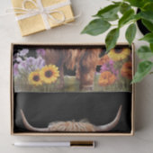 Rustikaler Blumengarten Seidenpapier (Geschenk)