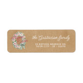 Rustikaler Blumenkranz Weißer Salbei Grüner Karo-B (Vorne)