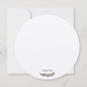 Rustikaler Blumenreath 16 . Geburtstag Einladung (Rückseite)