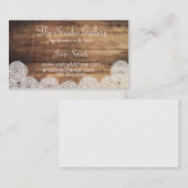 Rustikaler BlumenVisitenkarte-Entwurf Visitenkarte (Vorne/Hinten)