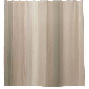 Rustikaler Blush Rosa Grau Mauve Abstrakter Streif Duschvorhang