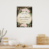 Rustikaler Blütenwald 16 . Geburtstag Poster (Küche)