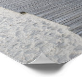 Rustikaler Boardwalk bis Strand Poster (Ecke)