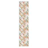 Rustikaler bohemianischer Winterzitrus Kurzer Tischläufer (Vorderseite)