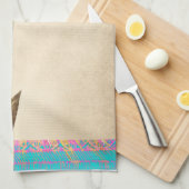 Rustikaler Bohemischer mit Blumenpfeil Geschirrtuch (Viertel Falte)