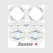 Rustikaler Bohemischer Wasserfarbenfroher Arrow Kr Aufkleber (Blatt)