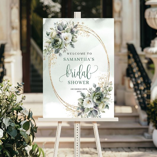 Rustikaler Boho-Botanischer Brautparty-Willkommens Poster