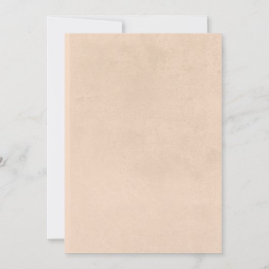 Rustikaler Boho Fall in der Liebe Rostflora Brautp Einladung (Rückseite)