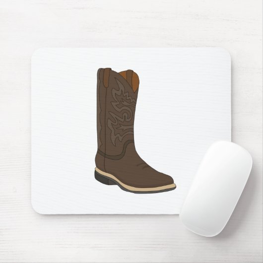 Rustikaler Boot Mousepad (Mit Mouse)