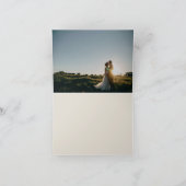 Rustikaler botanischer Fall Bläschen Horizontal mi Dankeskarte (Innenseite)