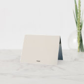 Rustikaler botanischer Fall Bläschen Horizontal mi Dankeskarte (Rückseite)