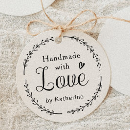 Rustikaler Botanischer Kranz Handgefertigt mit Lie Gummistempel