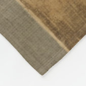 Rustikaler Braun-Grau-Beiger verwitterter Barnwood Fleecedecke (Ecke)