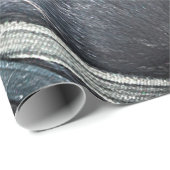 Rustikaler brauner Western Geschenkpapier (Rolleneckpunkt)