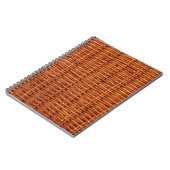 Rustikaler brauner Wicker Picnic Basket Country St Notizblock (Linke Seite)