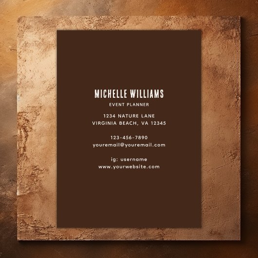 Rustikaler Bullkuhschädel und Blume Boho Western Visitenkarte