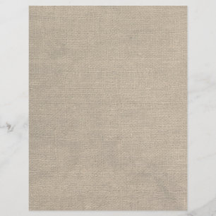 Rustikaler Burlap Print Custom Lethead